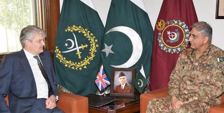 دیدار معاون وزیر دفاع انگلیس با فرمانده ارتش پاکستان دیدار معاون وزیر دفاع انگلیس با فرمانده ارتش پاکستان