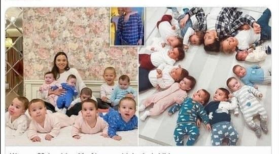 زن روسی با اجاره 10 رحم صاحب 10 فرزند شد ( عکس) زن روسی با اجاره 10 رحم صاحب 10 فرزند شد